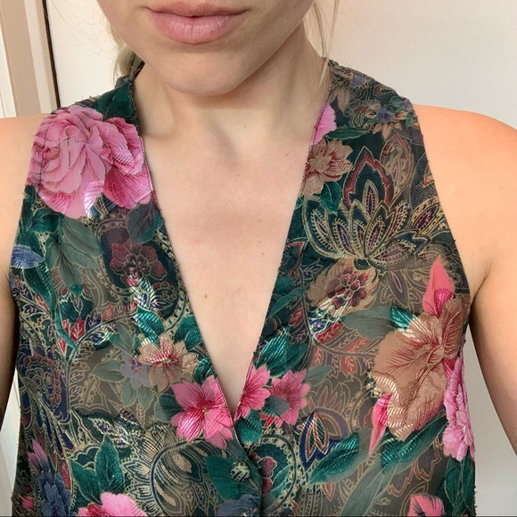 Victoria’s Secret 90s floral button front dress S - Picture 3 of 9